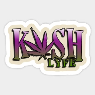 KUSH LYFE Sticker